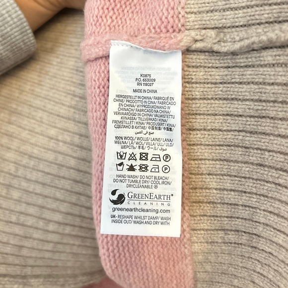 Boden Olivia Merino Wool Colorblock Sweater Size Large - Picture 11 of 11